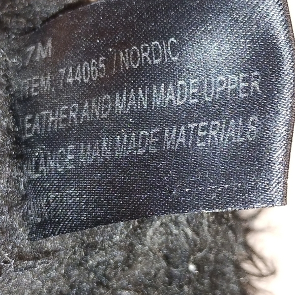 Khombu boots calf high Suede Leather Faux Fur Lined Lace up brow… - Picture 7 of 8